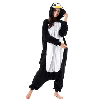 Пижама для взрослых с животными, костюм на Хэллоуин, плюшевый комбинезон с длинным рукавом и пуговицами, наряд для косплея